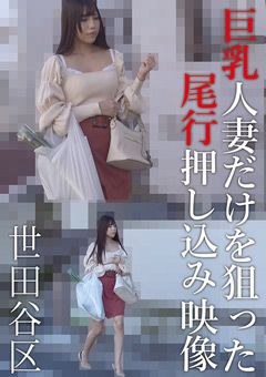 巨乳人妻だけを狙った尾行押し込み映像 世田谷区
