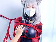 ライクラ水着姿で縛られるさあにゃたそ